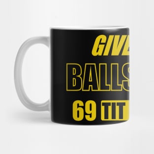 Give your balls a tug Mug